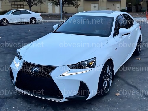 Бампер передний в сборе F-Sport Lexus IS рестайлинг 2017-2020