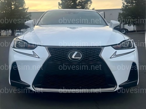 Бампер передний в сборе F-Sport Lexus IS рестайлинг 2017-2020