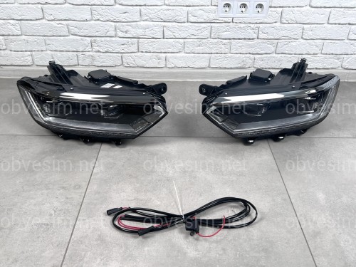 Фары FULL LED  Volkswagen Passat B8 ЕВРОПА 2015-2019