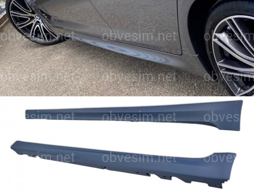 Накладки на пороги M-paket BMW 5 series G30 / G31 2017-2023