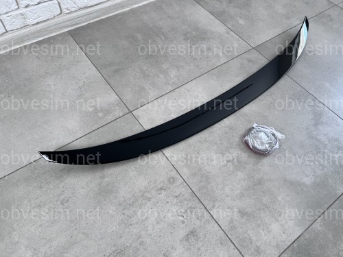 Спойлер лип M Performance BMW 4 series F32 2013-2020 ABS пластик, черный глянец