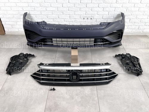 Передний бампер в сборе R-Line для Volkswagen Jetta 7 2018-2022