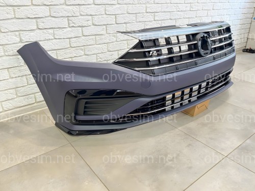 Передний бампер в сборе R-Line для Volkswagen Jetta 7 2018-2022