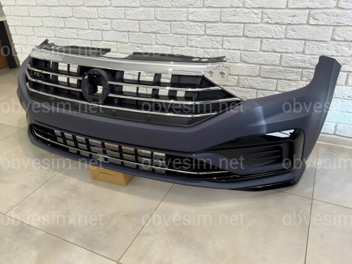 Передний бампер в сборе R-Line для Volkswagen Jetta 7 2018-2022