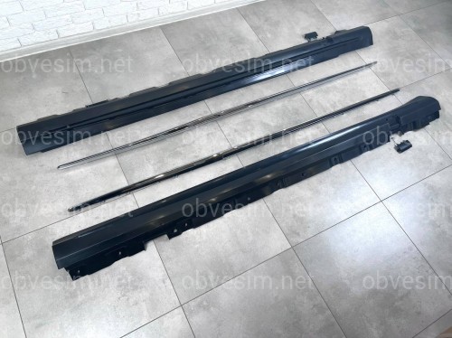 Пороги AMG Mercedes S Class W222 2013-2020 короткая база
