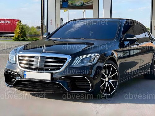 Комплект рестайлинга AMG S63 2018+ для Mercedes S Class W222 2013-2017
