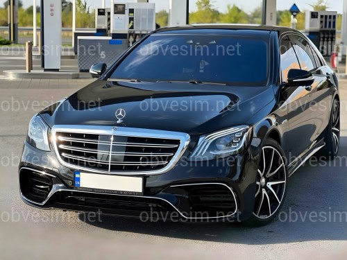 Комплект рестайлинга AMG S63 2018+ для Mercedes S Class W222 2013-2017