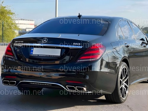 Комплект рестайлинга AMG S63 2018+ для Mercedes S Class W222 2013-2017