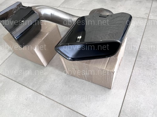 Насадки на выхлопные трубы BLACK M Paket BMW X5 F15 2014-2018
