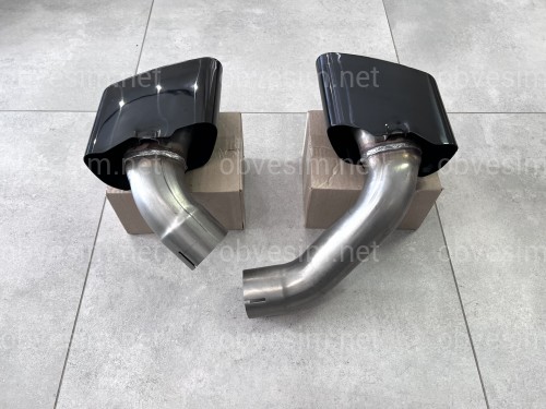Насадки на выхлопные трубы BLACK M Paket BMW X5 F15 2014-2018