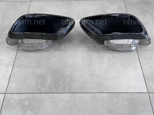 Насадки на выхлопные трубы BLACK M Paket BMW X5 G05 / X6 G06 / X7 G07