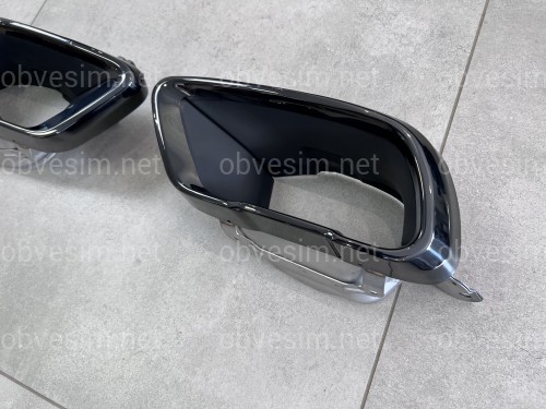 Насадки на выхлопные трубы BLACK M Paket BMW X5 G05 / X6 G06 / X7 G07