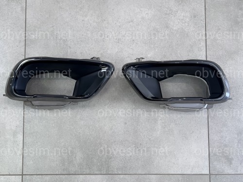 Насадки на выхлопные трубы BLACK M Paket BMW X5 G05 / X6 G06 / X7 G07