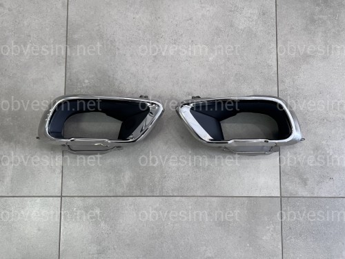 Насадки на выхлопные трубы CHROME M Paket BMW X5 G05 / X6 G06 / X7 G07