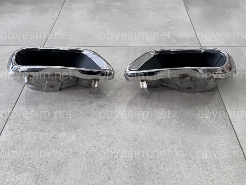 Насадки на выхлопные трубы CHROME M Paket BMW X5 G05 / X6 G06 / X7 G07
