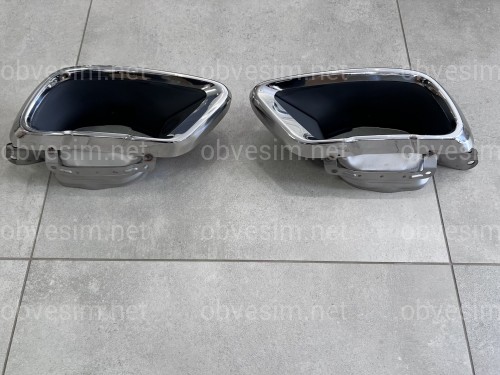 Насадки на выхлопные трубы CHROME M Paket BMW X5 G05 / X6 G06 / X7 G07