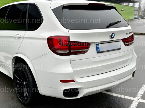 Насадки на выхлопные трубы BLACK M Paket BMW X5 F15 2014-2018