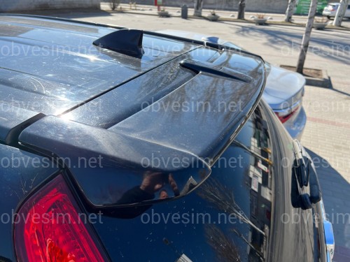 Спойлер козырек Honda CRV 2006-2012 ABS пластик, цвет черный
