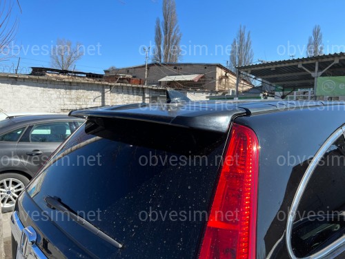 Спойлер козырек Honda CRV 2006-2012 ABS пластик, цвет черный