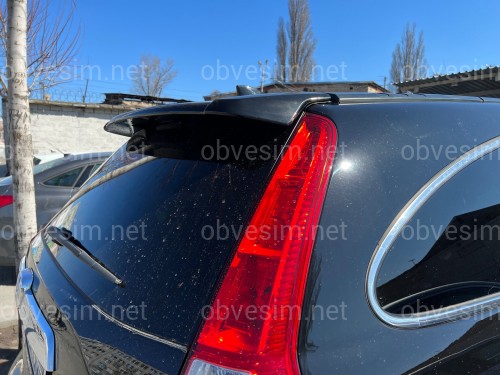 Спойлер козырек Honda CRV 2006-2012 ABS пластик, цвет черный