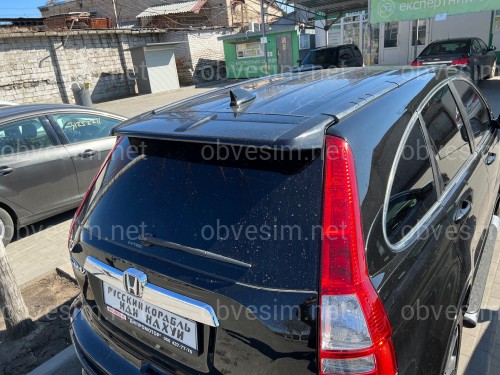 Спойлер козырек Honda CRV 2006-2012 ABS пластик, цвет черный