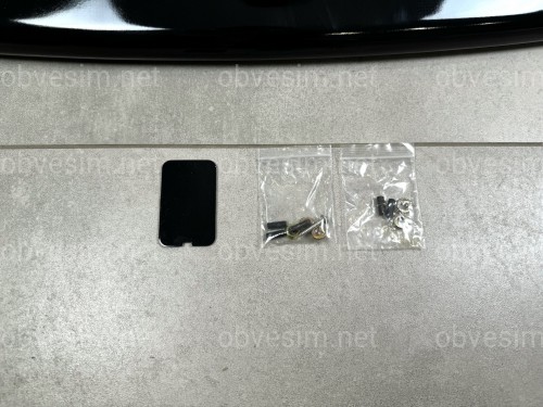 Спойлер козырек Honda CRV 2006-2012 ABS пластик, цвет черный