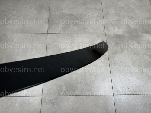 Спойлер лип багажника Hyundai Sonata 2010-2014 АБС пластик, черный глянец