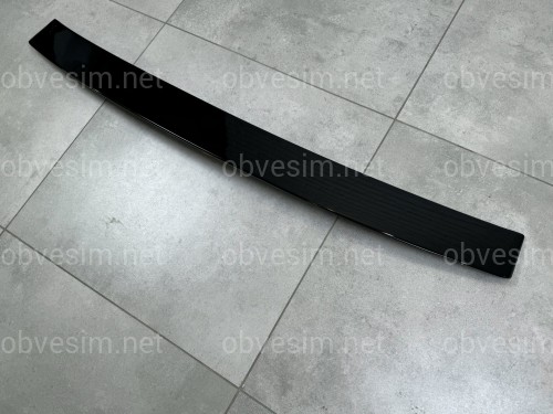 Козырек на стекло Hyundai Elantra MD 2010-2015 ABS пластик, черный глянец