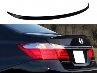 Спойлер лип багажника Honda Accord CL 9 2013-2017 ABS пластик, черный глянец