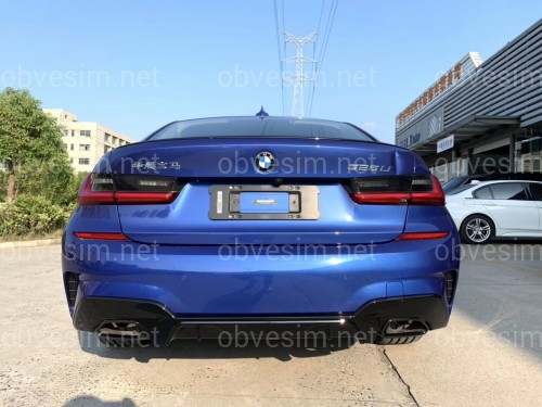 Диффузор накладка заднего бампера M-Performance 340i BMW 3 series G20 2018-2022