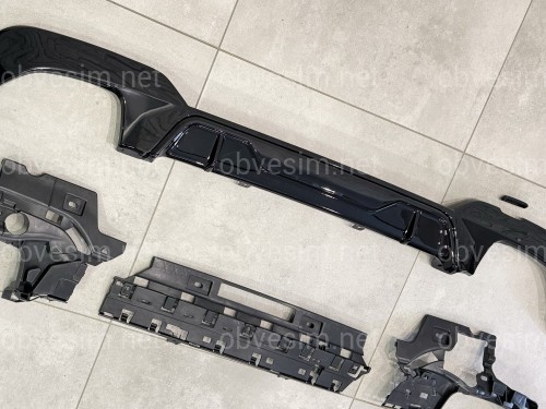 Диффузор накладка заднего бампера M-Performance 340i BMW 3 series G20 2018-2022
