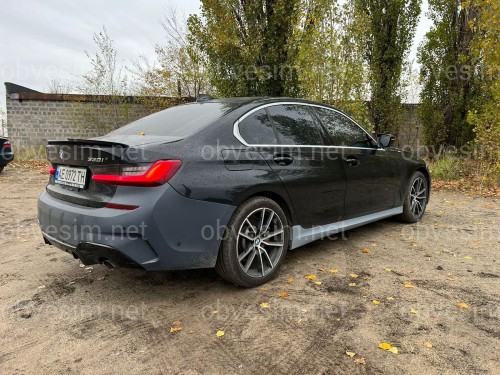 Комплект обвеса M paket BMW 3 series G20 2018-2022 (передний /задний бампер, пороги)