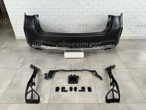 Обвес AMG Line Mercedes GLE V167 2019-2022  (решетка, передний / задний бампера)