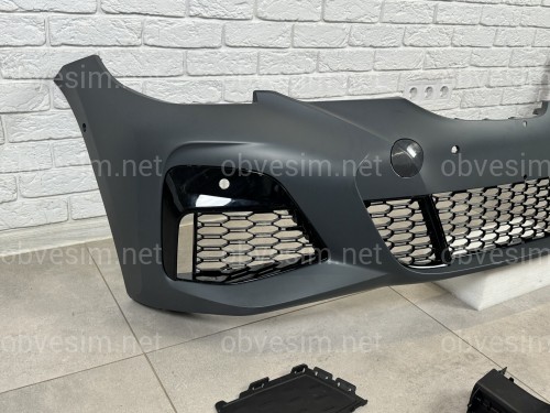 Комплект обвеса M paket BMW 3 series G20 2018-2022 (передний /задний бампер, пороги)