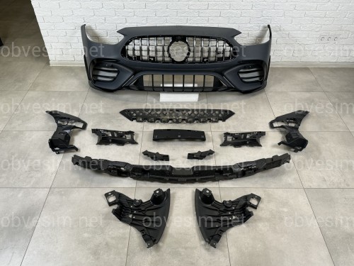 Передний бампер в стиле C63 AMG для Mercedes-Benz C-class W206 2021-