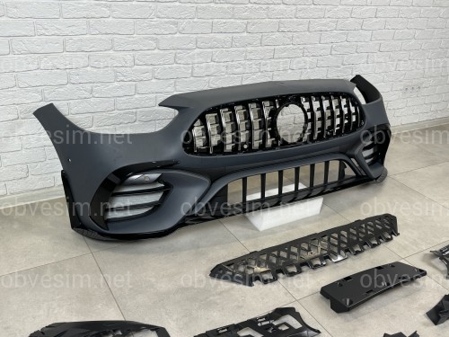 Передний бампер в стиле C63 AMG для Mercedes-Benz C-class W206 2021-