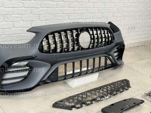 Передний бампер в стиле C63 AMG для Mercedes-Benz C-class W206 2021-
