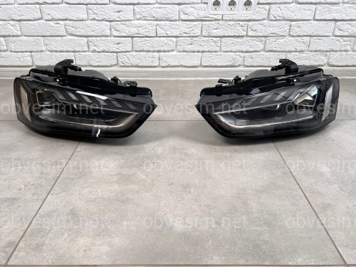 Фары full led Audi A4 B8 2012-2015 (левая + правая) ГАЛОГЕН В ЛЭД