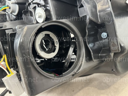 LED фары BLACK  Lexus LX 570 2012-2015 2шт.