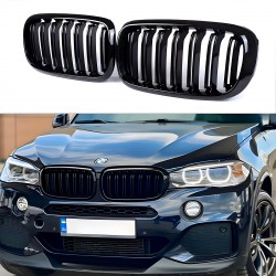 Решетка радиатора ноздри стиль X5M X6M BMW X5 F15 / F16 2013-2018 2шт.
