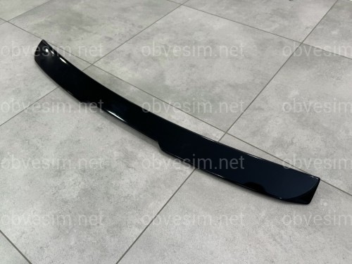 Козырёк на стекло BMW E60 2004-2009 ABS пластик, черный глянец