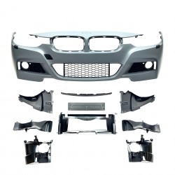 Передний бампер M Paket  BMW 3 Series F30 F31 2012-2018 (под омыватели / без отверстий под парктроники)