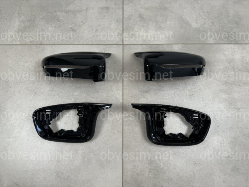 Корпуса зеркал M LOOK BMW G11 G12 G14 G15 G16 G20 G21 G22 G23 G26 G30 G31 G32 черный глянец