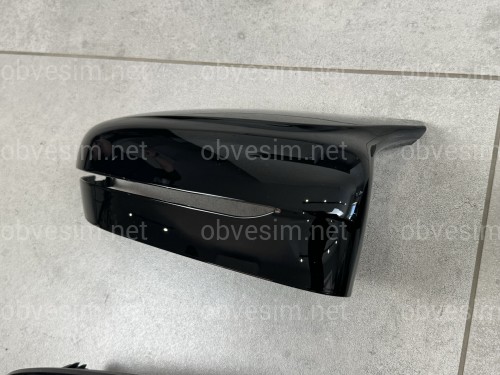 Корпуса зеркал M LOOK BMW G11 G12 G14 G15 G16 G20 G21 G22 G23 G26 G30 G31 G32 черный глянец