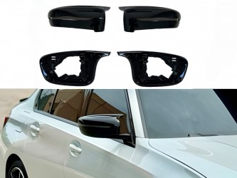 Корпуса зеркал M LOOK BMW G11 G12 G14 G15 G16 G20 G21 G22 G23 G26 G30 G31 G32 черный глянец