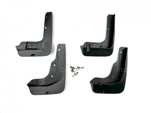 Брызговики BMW X1 U11 в M пакете 2022+ комплект 4 шт.