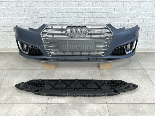 Передний бампер в сборе S-Line 2018- для Audi A4 B9 2015-2019