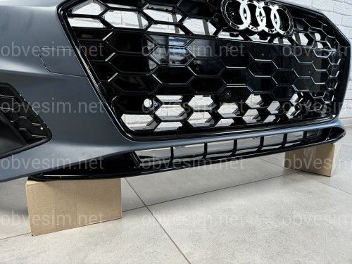 Бампер передний в сборе S-Line для Audi A4 B9 2020-