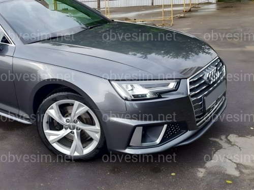 Передний бампер в сборе S-Line 2018- для Audi A4 B9 2015-2019