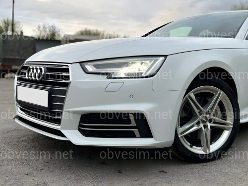 Бампер передний в сборе S-Line для Audi A4 B9 2015-2019